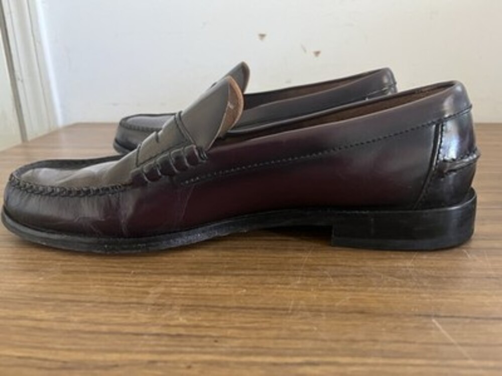 Florsheim FLS Brown Leather Penny Loafer Slip-On Dress Shoes Men’s 9.5E